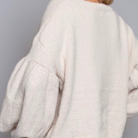 🔥FLASH SALE🔥Betty Puffed Sleeved Sweater-FIRM - Picture 3 of 6